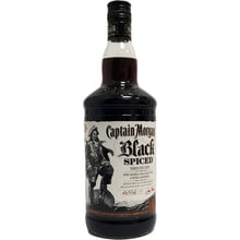 Алкогольный напиток на основе Карибского рома Captain Morgan "Black Spiced" 1л (BDA1RM-RCM100-009): Объем, л 1