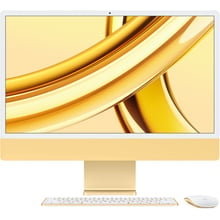 Комп'ютер Apple iMac M3 24" 1TB 10GPU Yellow Custom (Z19G0001M) 2023: Екран 24" Retina 4.5K (4480x2520), с технологией True Tone