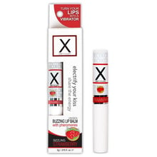 Стимулюючий бальзам для губ унісекс Sensuva - X on the Lips Strawberry з феромонами, полуниця: Виробник Sensuva