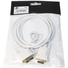 Кабель і перехідник Atcom DVI to VGA 24+1pin 1.0m white (9505): Тип кабель