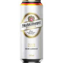 Пиво Mecklenburger Weissbier, светлое нефильтрованное, 5.1% 0.5л (PLK4015042108818): Объем, л 0.5