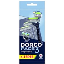 Dorco PACE Одноразовая бритва для мужчин 3 лезвия 4 шт.: Вид Бритвенные станки