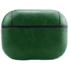 Чехол для наушников Fashion Leather Case Green for Apple AirPods Pro: Тип Чехол