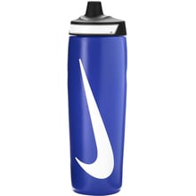 Фляга Пляшка Nike REFUEL BOTTLE 24 OZ Синьо-чорно-білий Уні 709 мл (N.100.7666.492.24): Виробник Nike