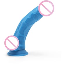 Toy Joy Get Real Happy Dicks Dildo 7,5 In w.Balls фалоімітатор з мошонкою і присоскою, 19х4 см, блакитний: Призначення Вагінальні