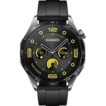 Смарт-годинник Huawei Watch GT 4 46mm Black (55020BGS): Дисплей 1.43" AMOLED (466x466) / 326 ppi