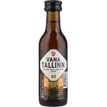 Лікер Vana Tallinn Original 40% Liviko 0.05л (PRA4740050003038): Об'єм, л 0.05