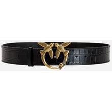 Жіночий ремінь PINKO LOVE CROCO 2 H4 BELT PELLE ST. чорний (1H213YA051Z99Q): Стать Женский