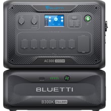 Зарядная станция Bluetti AC300 3000W + Home Battery Backup B300K 2764.8Wh: Емкость аккумулятора, Вт/ч 2764.8