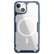 Чехол для iPhone Nillkin Nature Pro Magnetic Blue/Clear for iPhone 13 / 14: Цвет синий