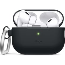 Чехол для наушников Elago Silicone Hang Case Black (EAPP2SC-HANG-BK) for Apple AirPods Pro 2: Тип Чехол