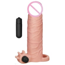 Насадка на член LoveToy Pleasure X-Tender Vibrating Series Flesh Add 2": Для кого Для мужчин