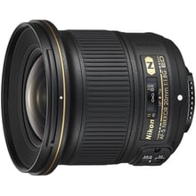 Объектив для фотоаппарата Nikon 20mm f/1.8G ED AF-S (UA): Тип объектива широкоугольный