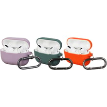 Чохол для навушників ArmorStandart Silicon with hook 3in (Lilac, Orange, PineNeedleGreen) for Apple AirPods Pro: Тип чохол