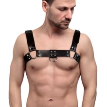 Мужская портупея на грудь из натуральной кожи Feral Feelings - Bulldog Harness Black: Для кого Для мужчин