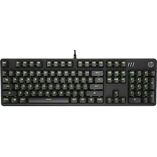 Клавиатура HP Pavilion Gaming 550 RGB 104key Red Hybrid USB Black (9LY71AA): Подключение проводное