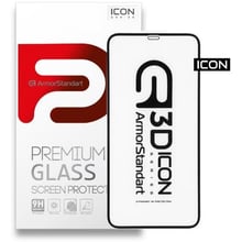 Аксесуар для iPhone ArmorStandart Tempered Glass 3D Icon Black for iPhone 11 Pro Max/iPhone Xs Max (ARM55717-GI3D-BK): Колір чорний