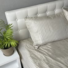 Комплект постельного белья SoundSleep Stripe Sense Beige сатин-страйп евро (94131048): Материал страйп-сатин