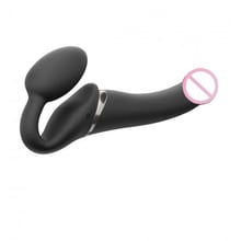 Безремневой страпон Strap-On-Me VIBRATING Black M: Для кого для пари