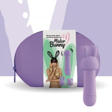 Міні-вібратор FeelzToys Mister Bunny Purple з двома насадками: Для кого Для жінок