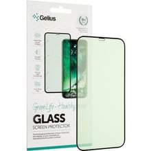 Аксесуар для iPhone Gelius Tempered Glass Green Life Black for iPhone 12 / iPhone 12 Pro: Колір чорний