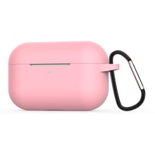 Чохол для навушників TPU Case with Belt Pink for Apple AirPods Pro: Тип чохол