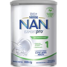 Смесь Nestle NAN ExpertPro кисломолочная для детей с рождения 400 г (1000007): Тип Смеси специальные