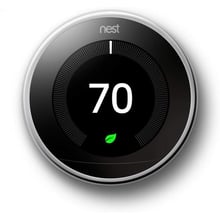 Nest Learning Thermostat 3nd Generation Polished Steel (T3019US): undefined undefined