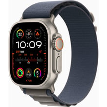 Apple Watch Ultra 2 GPS + Cellular 49mm Titanium Case with Blue Alpine Loop - Large (MREQ3): Цвет бежевый