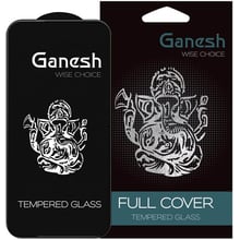 Защитное стекло для iPhone Ganesh Tempered Glass Full Cover Black for iPhone 12 Pro Max: Цвет черный