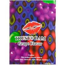 Серветка латексна Trust Latex Dental Dams Grape 1 шт: Тип Ароматизированные