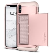 Чохол для iPhone Spigen Slim Armor CS Rose Gold (057CS22157) for iPhone X: Колір рожевий