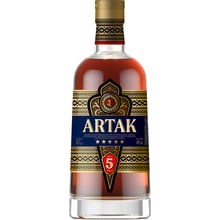 Коньяк Artak 5 лет выдержки, 0.5л 40% (PLK4820189292623): Объем, л 0.5