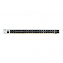 Сетевой коммутатор Cisco C1000-48P-4X-L: Порты только Gigabit Ethernet (10/100/1000)