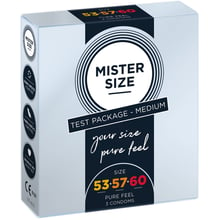 Презервативи Mister Size Testbox 53-57-60 (3 pcs): Тип Классические