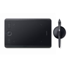 Графический планшет Wacom Intuos Pro S Bluetooth Black (PTH460K0B): Формат поверхности A6