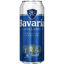 Пиво Bavaria Premium светлое 4.3% 0.44 л ж/б (8714800038317): Объем, л 0.44