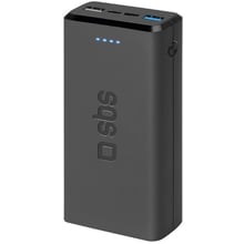 Внешний аккумулятор SBS Power Bank 20000mAh 2.1A Black ( TTBB20000FASTK): Количество USB 3