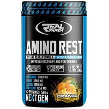 Амінокислота для спорту Real Pharm Amino Rest 500 g / 44 servings / Orange: Тип комплексні