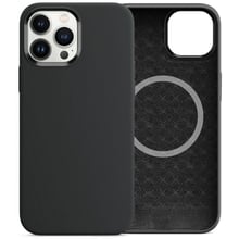 Аксесуар для iPhone Comma Magnetic Silicone Nature Series Black для iPhone 15 Plus: Колір чорний