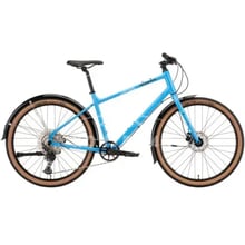 Велосипед Kona Dew Deluxe 27.5" 2022 дорожній (Gloss Azure Blue M) (KNA B22DWD03): Матеріал рами Алюминий