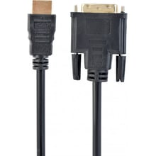 Кабель і перехідник Maxxter HDMI to DVI 1.0m (V-HDMI-DVI-1M): Тип кабель