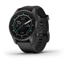 Смарт-часы Garmin Epix Pro (Gen 2) 42mm Sapphire Carbon Grey DLC Titanium with Black Band (010-02802-15): Дисплей 1.2 AMOLED (390x390)