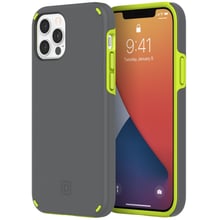 Аксесуар для iPhone Incipio Duo Case Gray / Volt Green (IPH-1895-VOLT) for iPhone 12 / iPhone 12 Pro: Колір сірий