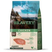 Сухий корм Bravery Chicken Puppy Large/Medium із куркою 4 кг (6756 BR CHIC PUP L_ 4KG): Тип Сухий корм