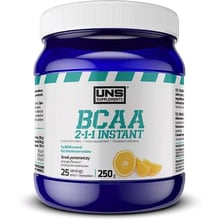 Амінокислота для спорту UNS BCAA 2-1-1 Instant 250 g /25 servings/ Orange: Тип BCAA