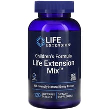 Life Extension Children's Formula Mix Мультивітаміни для дітей 120 жувальних таблеток: Тип Комплексные