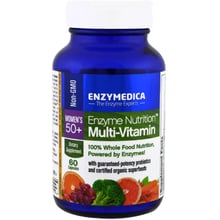 Enzymedica Enzyme Nutrition Multi-Vitamin Women's 50+ Мультивитамины и ферменты для женщин 50+ 60 капсул: Тип Мультивитамины