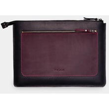 Сумка для ноутбуков INCARNE Handmade Mocco Black/Burgundy for Laptop: Тип сумки чехол