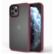 Чохол для iPhone Mobile Case TPU+PC Metal Buttons Burgundy для iPhone 12 | 12 Pro: Колір красный